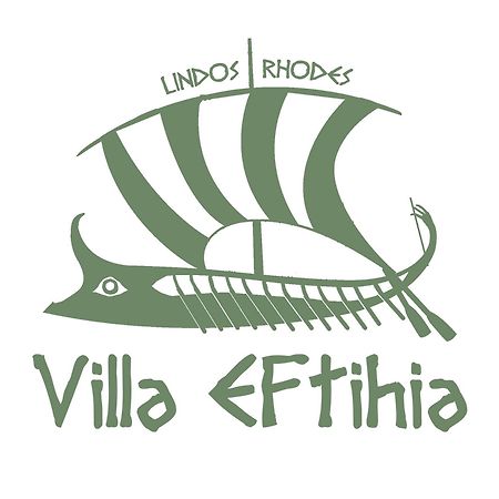 Villa Eftihia In Lindos Zewnętrze zdjęcie