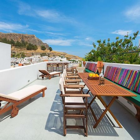 Villa Eftihia In Lindos Zewnętrze zdjęcie