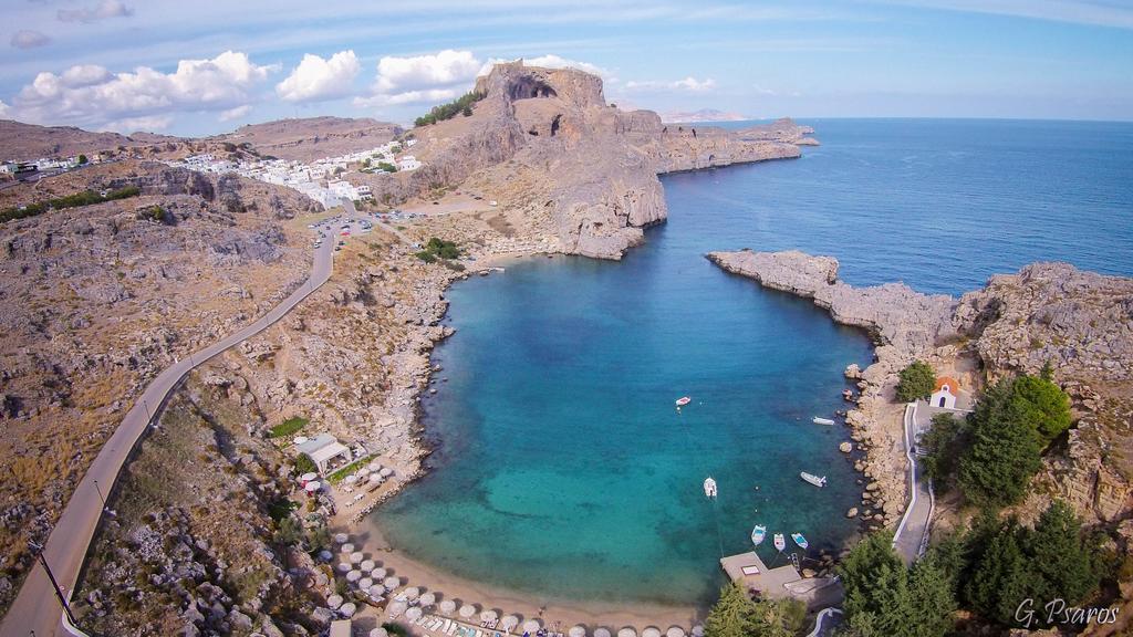 Villa Eftihia In Lindos Zewnętrze zdjęcie