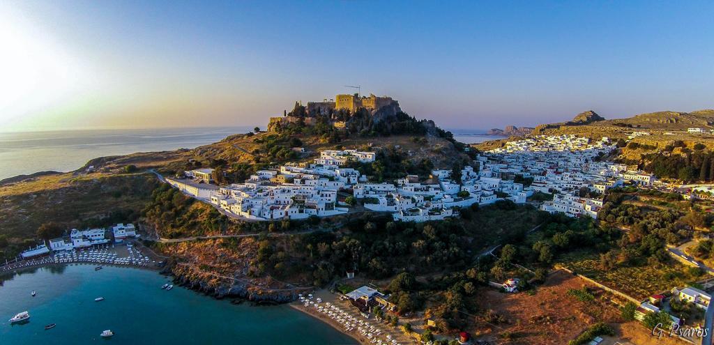 Villa Eftihia In Lindos Zewnętrze zdjęcie