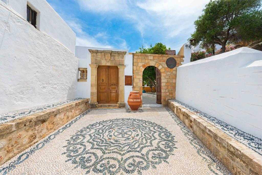 Villa Eftihia In Lindos Zewnętrze zdjęcie