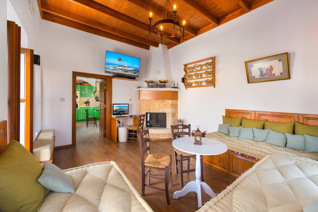 Villa Eftihia In Lindos Zewnętrze zdjęcie