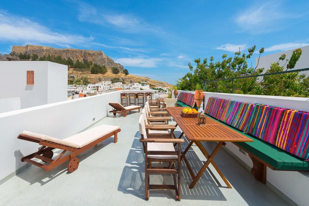 Villa Eftihia In Lindos Zewnętrze zdjęcie